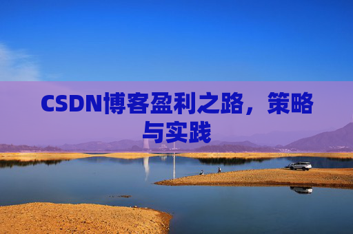 CSDN博客盈利之路，策略与实践